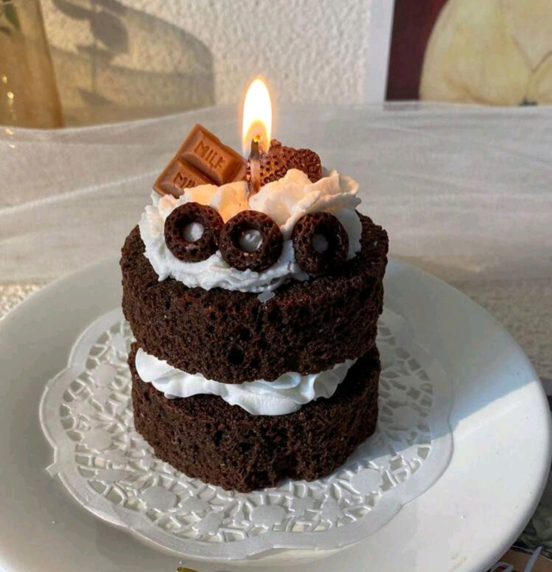 1pc Chocolate Cake Candle