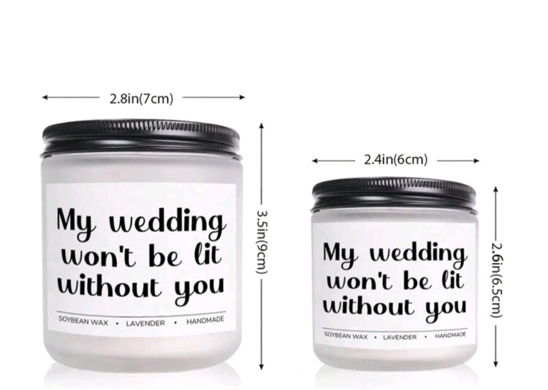 Wedding Gift Candle