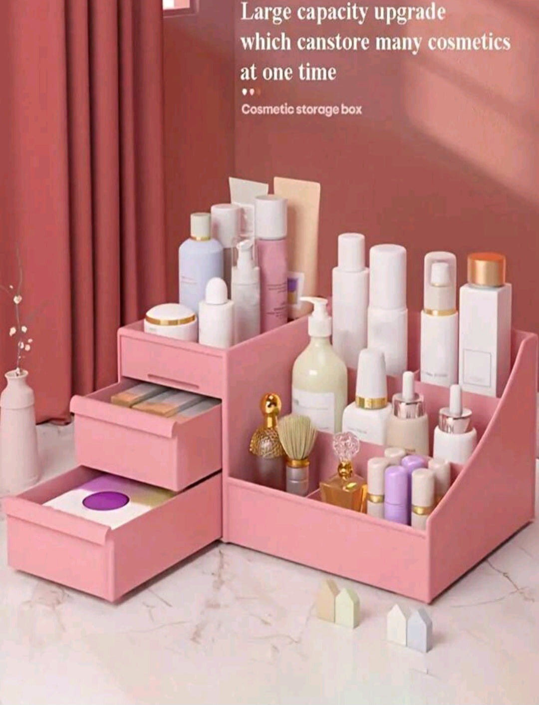 1pc Pp Material Desktop Make-up Organizer